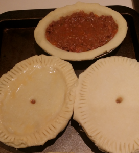 Home made meat pies