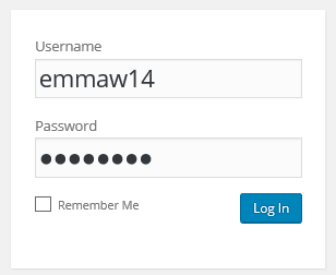 Enter login details