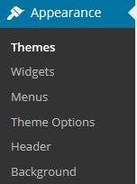 Theme menu