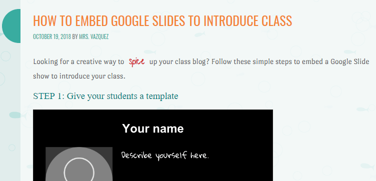 How to create a Google Slide presentation