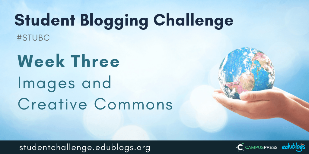 Week three of the Student Blogging Challenge is all about images and Creative Commons. We'll learn how to use images easily, legally, and safely. 