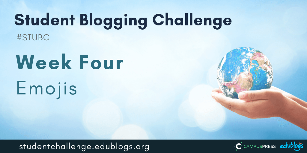 Week four of the Student Blogging Challenge is all about emojis -- the universal language.