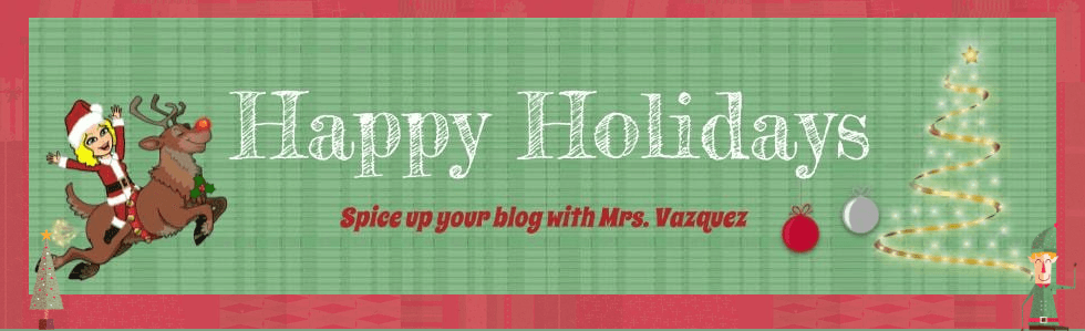 Vasquez Happy Holidays Blog Screenshot