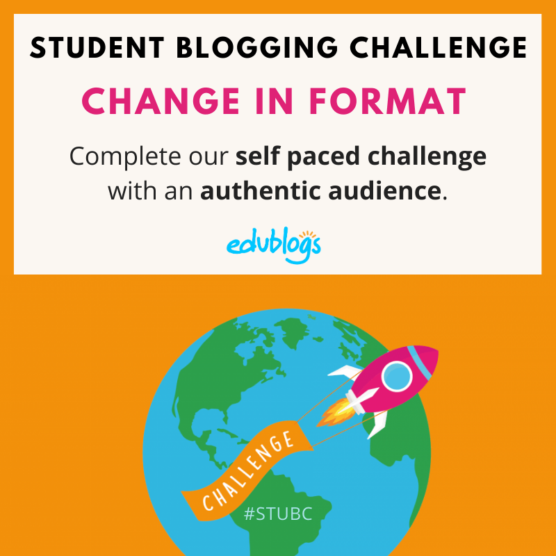 Take Part In Our Self Paced October Challenge – Student Blogging Challenge